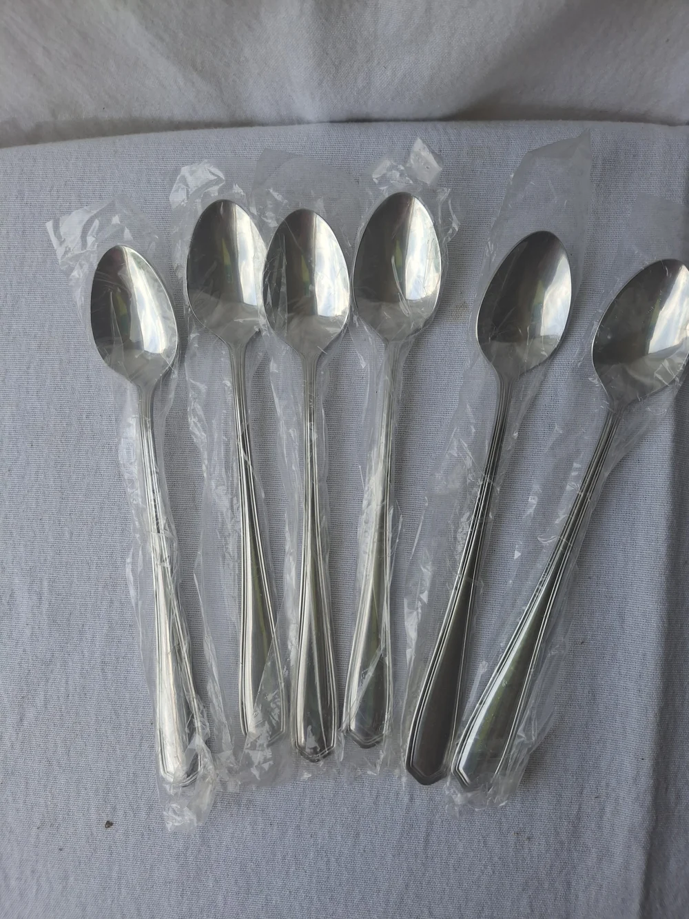 Reed & Barton Silver Stainless Steel Spoons - Set of 6